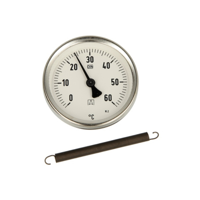 Bimetall-Anlegethermometer 0-60°C, Gehäuse 63mm