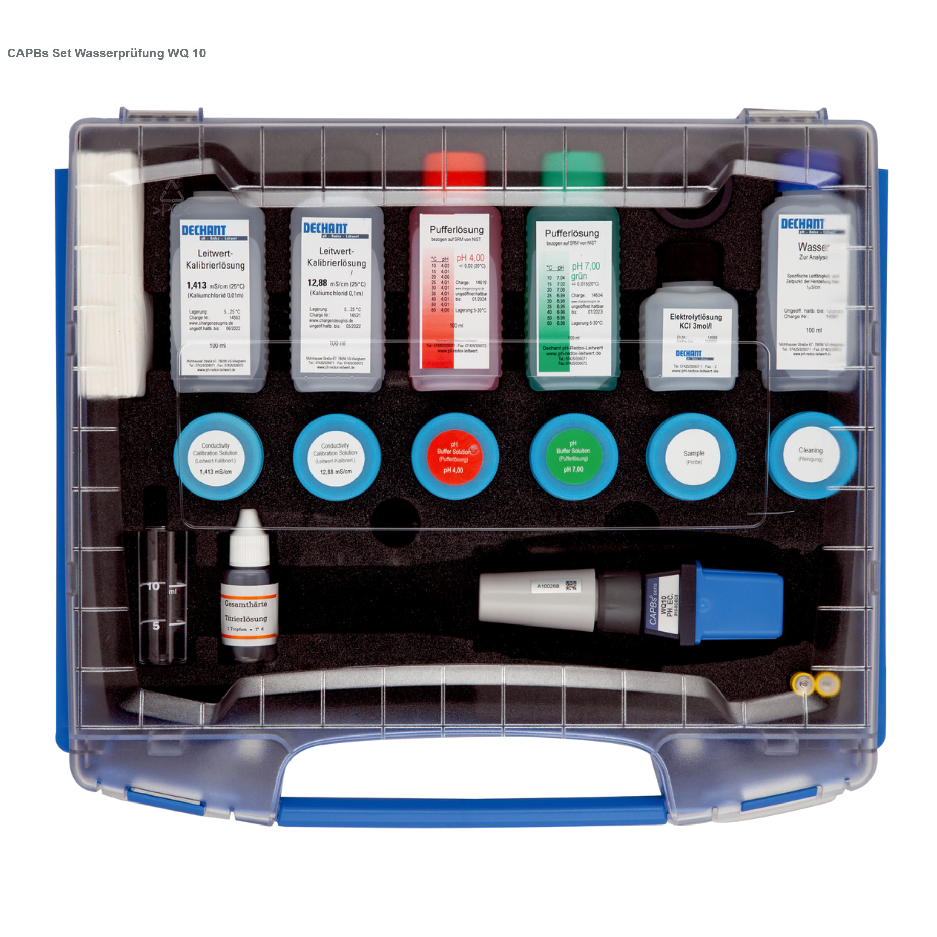 Afriso CAPBs®-Set zur Wasserqualitätsbestimmung WQ 10 - P00032