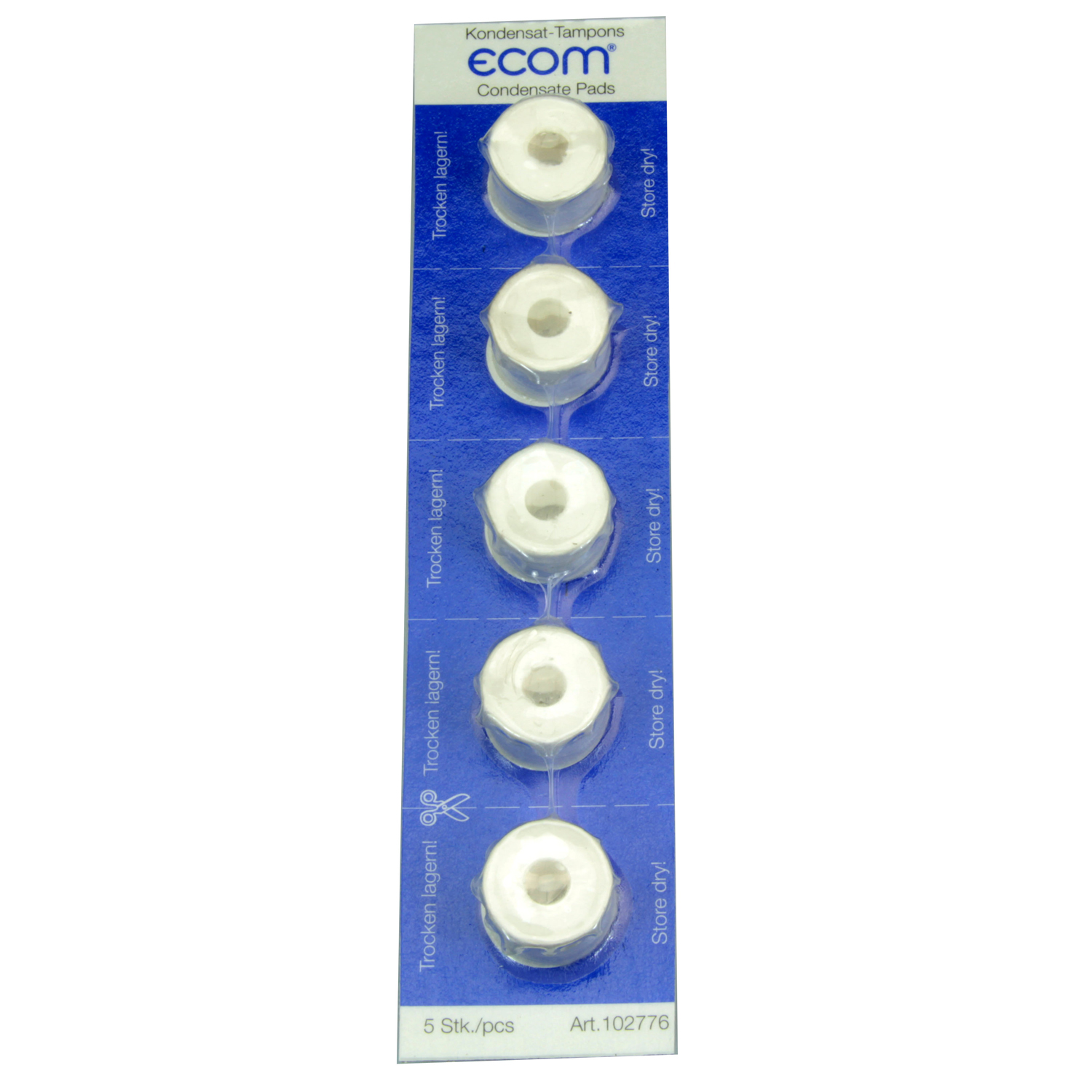 ecom - Kondensattampons (5er-Pack) für Kondensatfalle - 102776