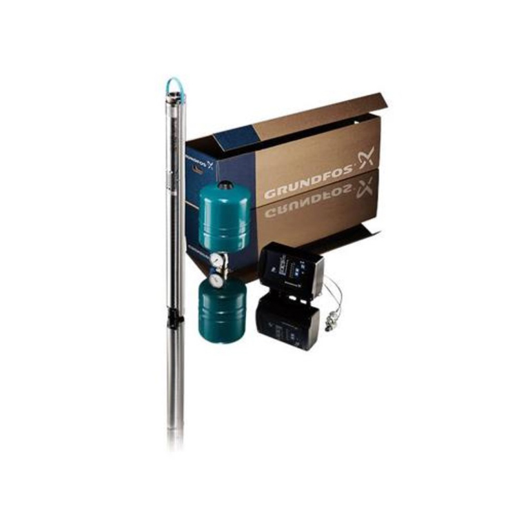 Grundfos Unterwasserpumpe Paket SQE 3-65 mit Konstantdruckregelung CU301 - 96524501