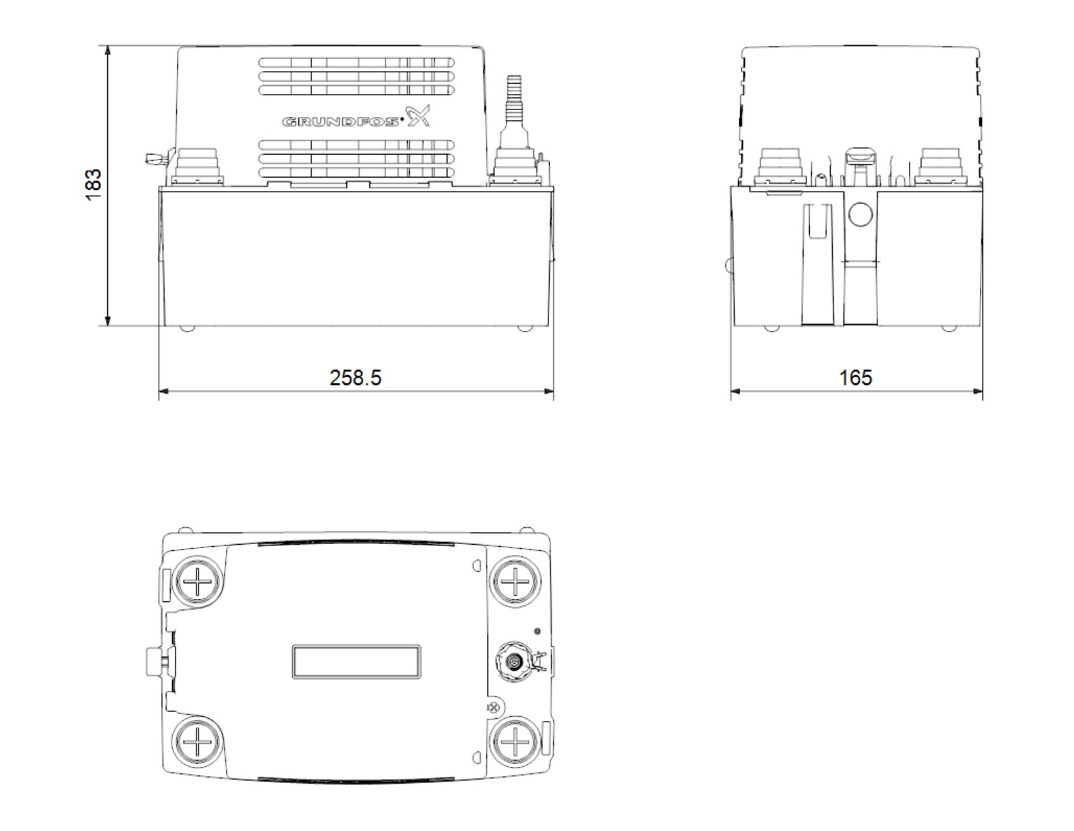 Kondensathebeanlage Grundfos CONLIFT1 - 97936156