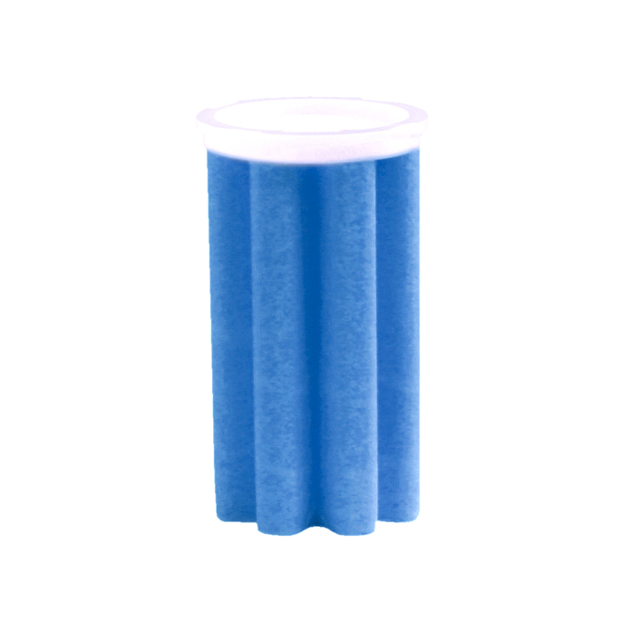 Filtereinsatz Afriso aus Sinterkunststoff 50-70 my - blaue Sternform - 20045